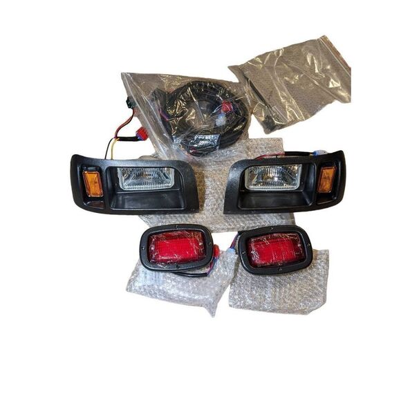 Headlight and tail light replacement kit for 93 and up golf club cart - Picture 1 of 9